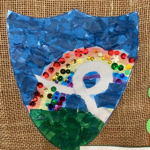 Photos of our learners exploring this area of learning and examples of their fabulous work.